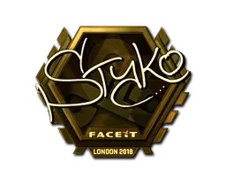 Sticker | STYKO (Gold) | London 2018 - $ 172.50