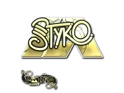 Sticker | STYKO (Gold) | Paris 2023 - $ 1.10