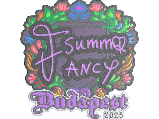 Sticker | Summer (Embroidered) | Budapest 2025 - $ 0.08