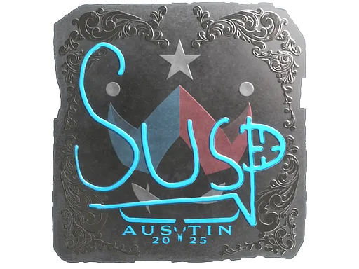 Sticker | susp (Foil) | Austin 2025 - $ 0.07