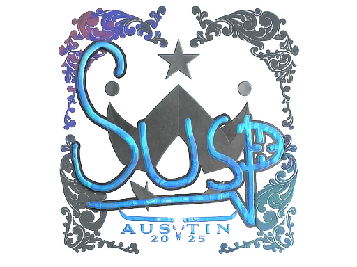 Sticker | susp (Holo) | Austin 2025 - $ 0.61