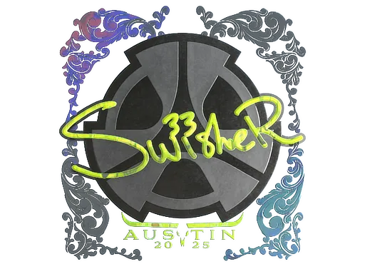 Sticker | Swisher (Holo) | Austin 2025 - $ 0.34