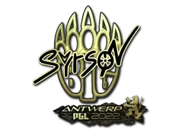 Sticker | syrsoN (Gold) | Antwerp 2022 - $ 6.25
