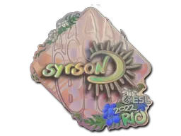 Sticker | syrsoN (Holo) | Rio 2022 - $ 0.78