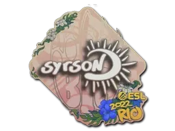 Sticker | syrsoN | Rio 2022 - $ 0.04