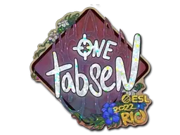 Sticker | tabseN (Glitter) | Rio 2022 - $ 0.06