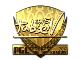 Sticker | tabseN (Gold) | Krakow 2017 - $ 1230.22