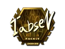 Sticker | tabseN (Gold) | London 2018 - $ 276.51