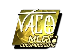 Sticker | TACO (Gold) | MLG Columbus 2016 - $ 29.95