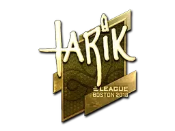 Sticker | tarik (Gold) | Boston 2018 - $ 549.55