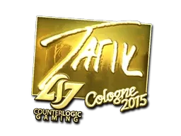 Sticker | tarik (Gold) | Cologne 2015 - $ 16.01