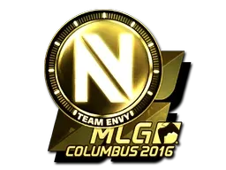 Sticker | Team EnVyUs (Gold) | MLG Columbus 2016 ``