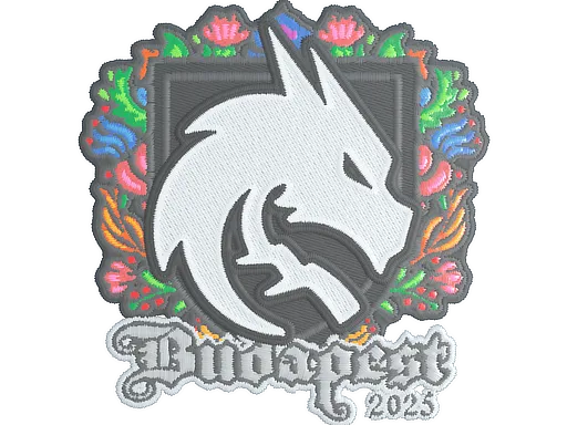 Sticker | Team Spirit (Embroidered) | Budapest 2025 - $ 0.05