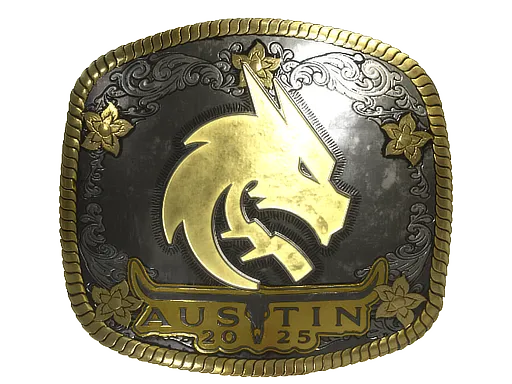 Sticker | Team Spirit (Gold) | Austin 2025 ``