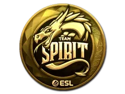 Sticker | Team Spirit (Gold) | Katowice 2019 ``