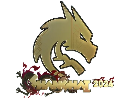 Sticker | Team Spirit (Gold) | Shanghai 2024 ``