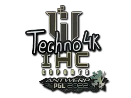 Sticker | Techno4K | Antwerp 2022 - $ 0.03