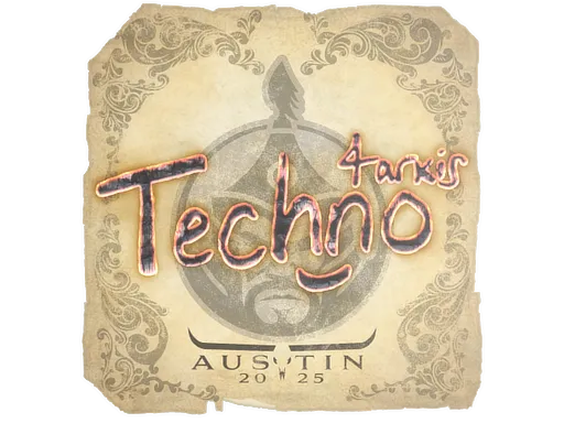 Sticker | Techno4K | Austin 2025 - $ 0.03