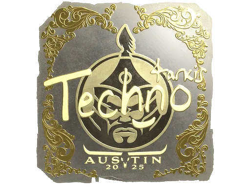 Sticker | Techno4K (Gold) | Austin 2025 - $ 1.40