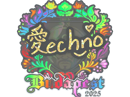 Sticker | Techno4K (Holo) | Budapest 2025 - $ 3.15