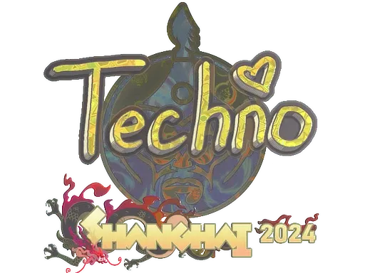 Sticker | Techno4K (Holo) | Shanghai 2024 ``