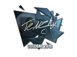 Sticker | TENZKI (Foil) | Cologne 2016 - $ 15.31