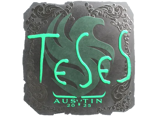 Sticker | TeSeS (Foil) | Austin 2025 - $ 0.12