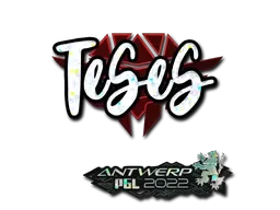 Sticker | TeSeS (Glitter) | Antwerp 2022 - $ 0.03