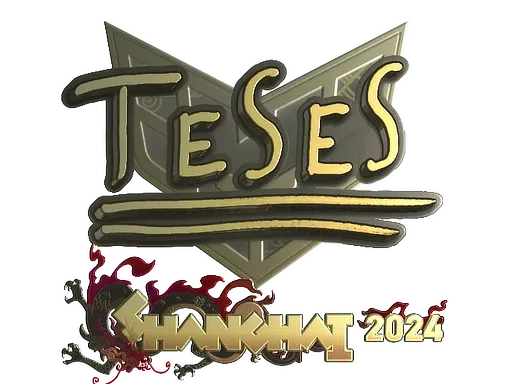 Sticker | TeSeS (Gold) | Shanghai 2024 - $ 2.61