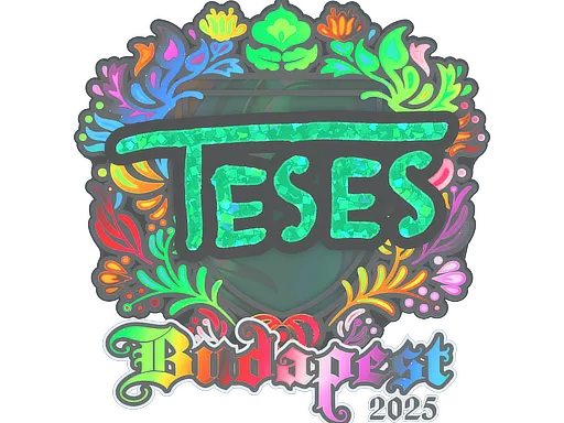 Sticker | TeSeS (Holo) | Budapest 2025 - $ 1.26