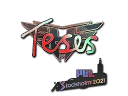 Sticker | TeSeS (Holo) | Stockholm 2021 - $ 0.38