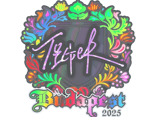 Sticker | Tiger (Holo) | Budapest 2025 - $ 1.38