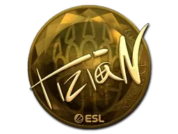 Sticker | tiziaN (Gold) | Katowice 2019 - $ 54.75