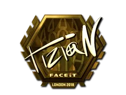 Sticker | tiziaN (Gold) | London 2018 - $ 487.18