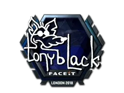 Sticker | tonyblack (Foil) | London 2018 - $ 30.75