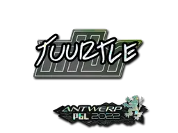 Sticker | Tuurtle (Glitter) | Antwerp 2022 - $ 0.04