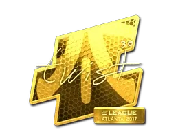 Sticker | twist (Gold) | Atlanta 2017 - $ 100.08