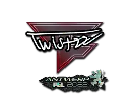 Sticker | Twistzz (Glitter) | Antwerp 2022 - $ 0.07