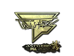 Sticker | Twistzz (Gold) | Antwerp 2022 - $ 26.87