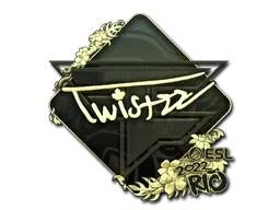 Sticker | Twistzz (Gold) | Rio 2022 - $ 15.82