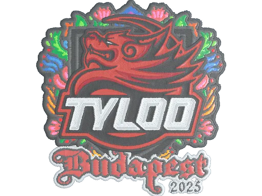 Sticker | TYLOO (Embroidered) | Budapest 2025 - $ 0.17