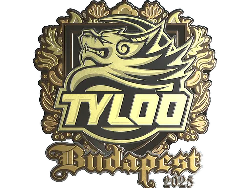 Sticker | TYLOO (Gold) | Budapest 2025 - $ 15.21