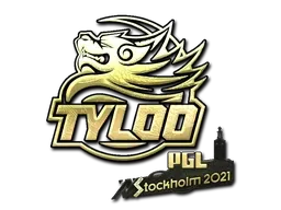 Sticker | Tyloo (Gold) | Stockholm 2021 - $ 85.48