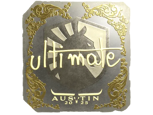 Sticker | ultimate (Gold) | Austin 2025 - $ 2.07