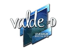 Sticker | v4lde (Foil) | Boston 2018 - $ 8.60