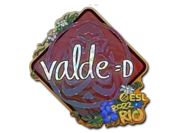 Sticker | v4lde (Glitter) | Rio 2022 - $ 0.06