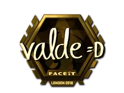 Sticker | v4lde (Gold) | London 2018 - $ 117.44