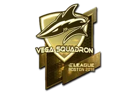 Sticker | Vega Squadron (Gold) | Boston 2018 ``