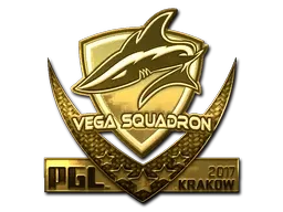 Sticker | Vega Squadron (Gold) | Krakow 2017 - $ 0.00