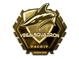 Sticker | Vega Squadron (Gold) | London 2018 ``